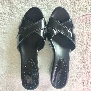 ❗️3/$39 BCGgirls Slide Platform Black Size 10